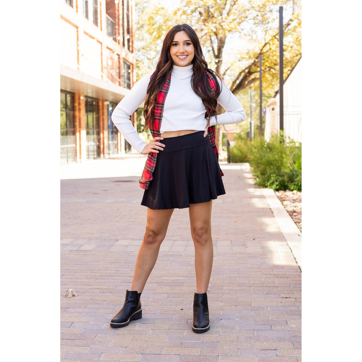 The Brielle Black Skort - by Julia Rose