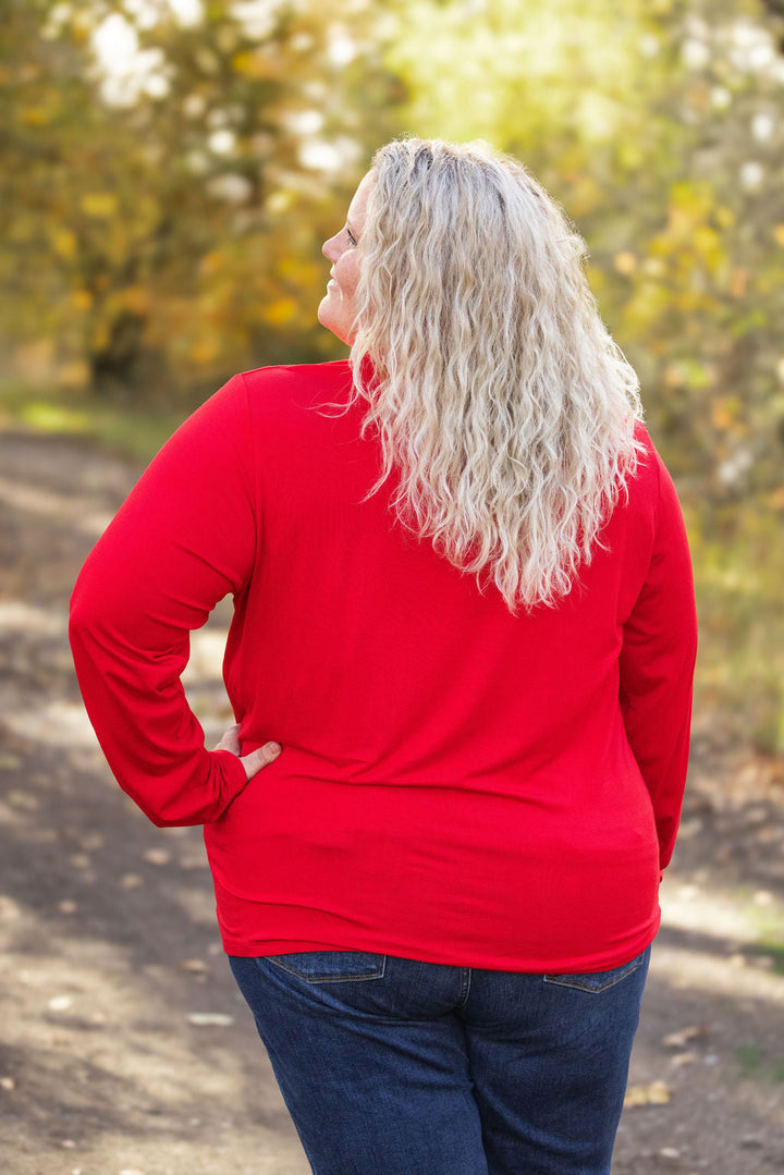 IN STOCK Larissa Long Sleeve - Red