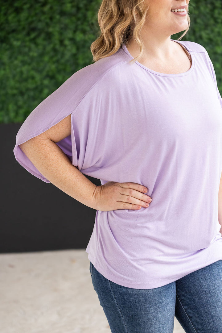 IN STOCK Darcy Dolman Top - Lavender