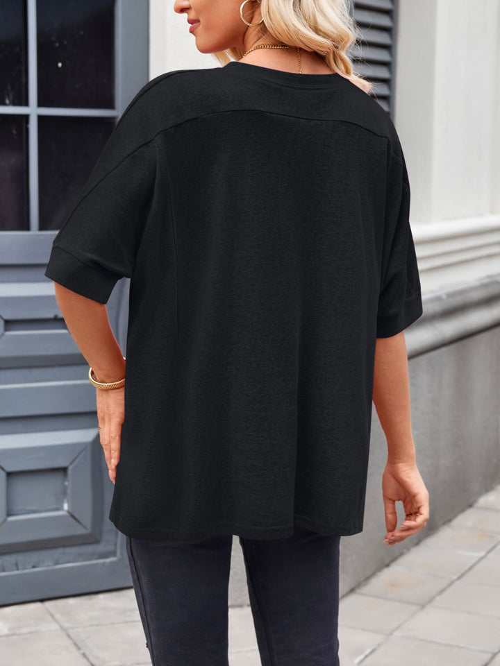 Lovelet Round Neck Half Sleeve T-Shirt