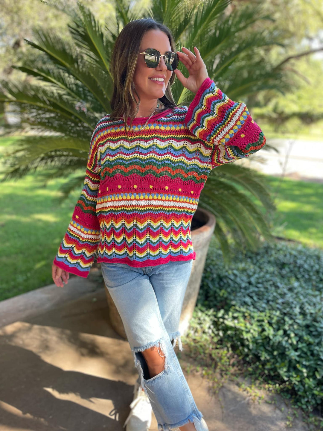 Abilene Crochet Sweater