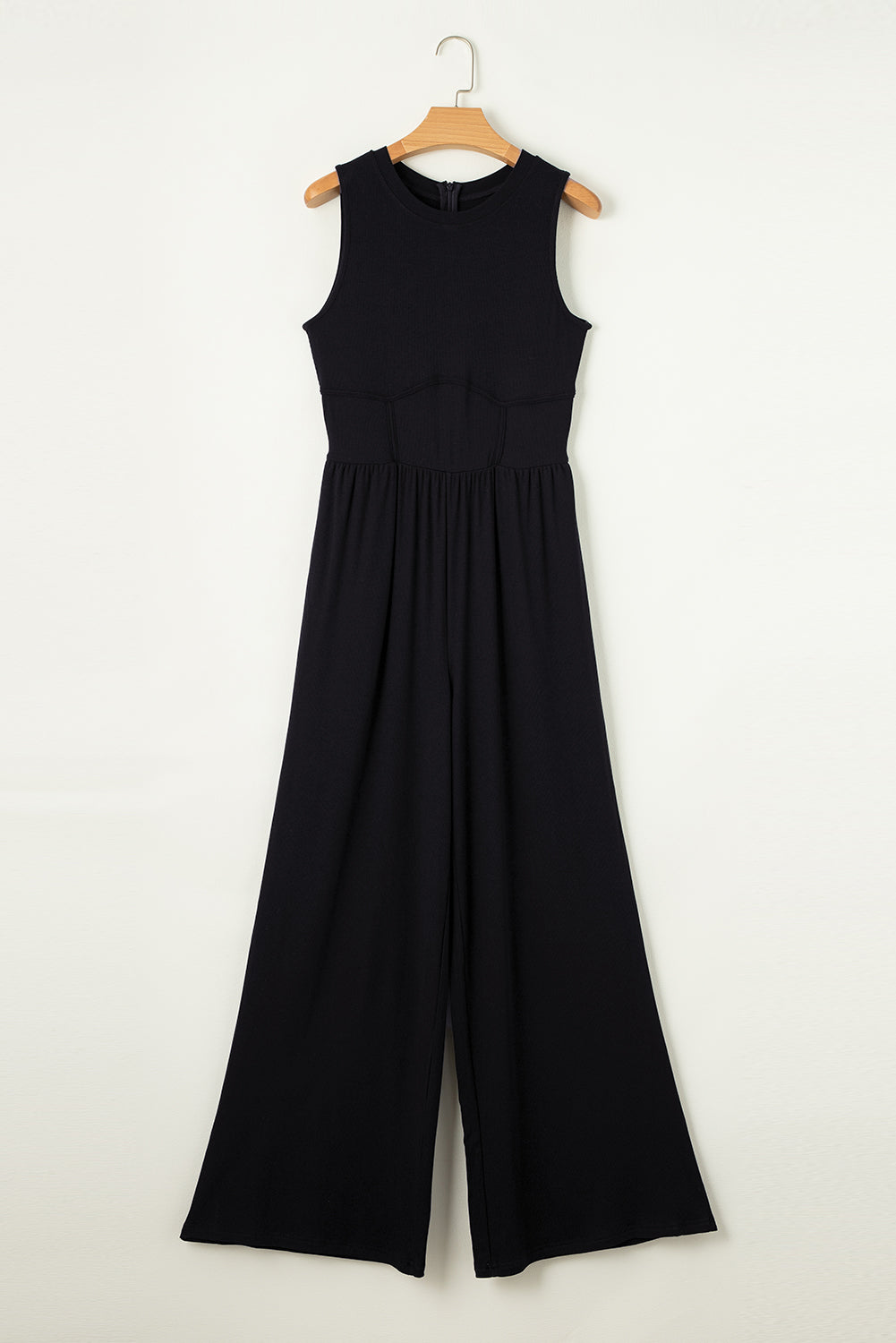 Remington Round Neck Sleeveless Jumpsuit