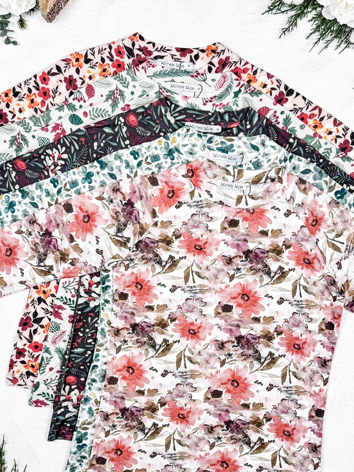 IN STOCK Blair Long Sleeve Top - Green Floral