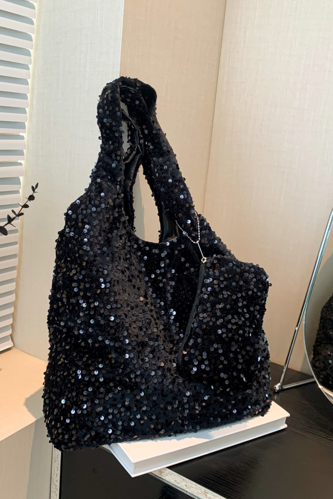 Sequin Polyester Handbag