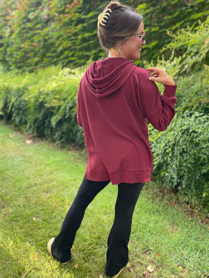 Best Selling Touch Of Fall Thermal Hoodie in Five Colors