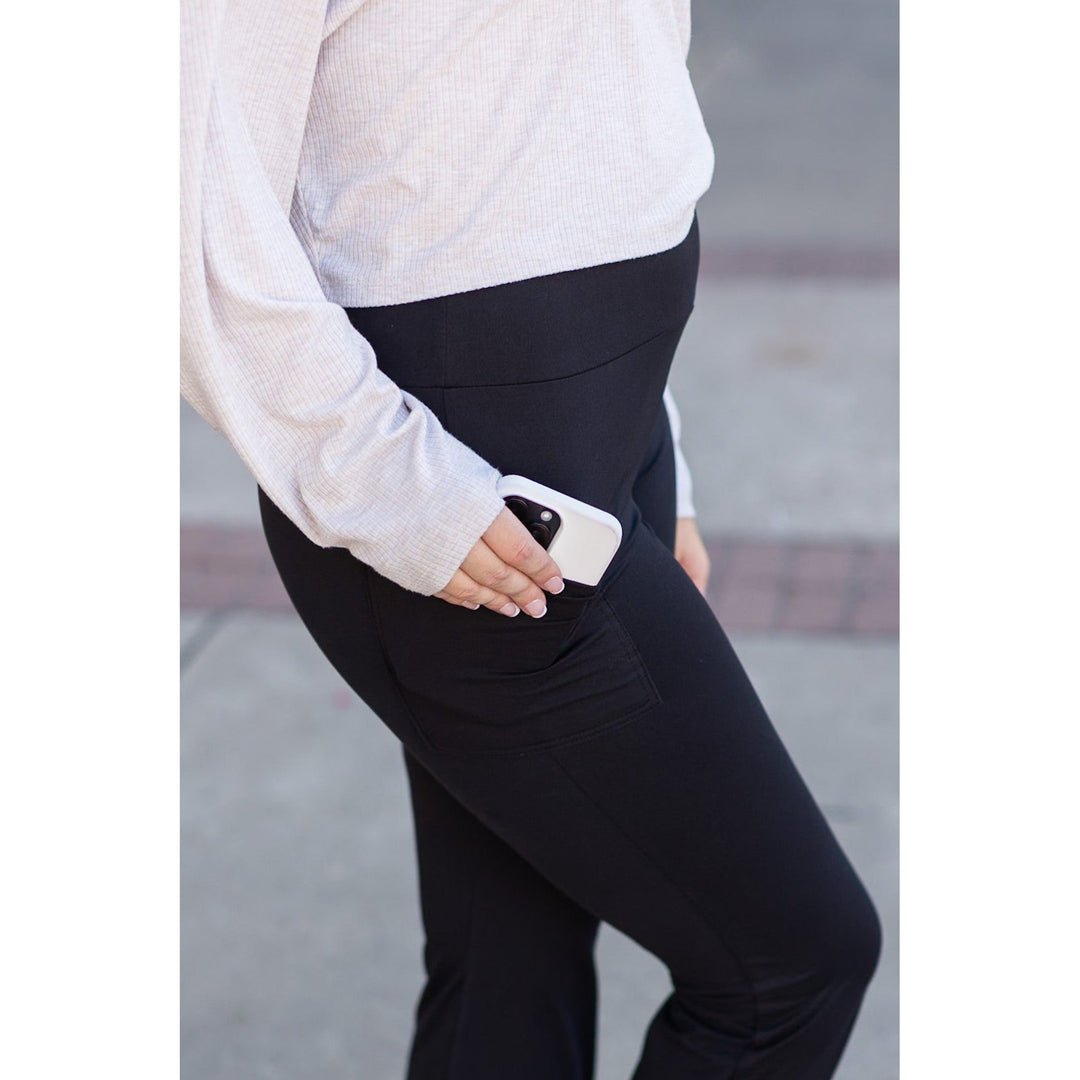 * OW Flare leggings - 27" Black Bootcut Leggings