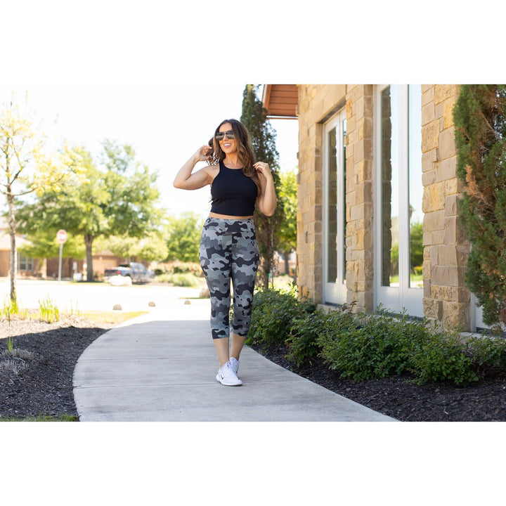 Ace Camo CAPRI Leggings -  - Luxe Leggings by Julia Rose®