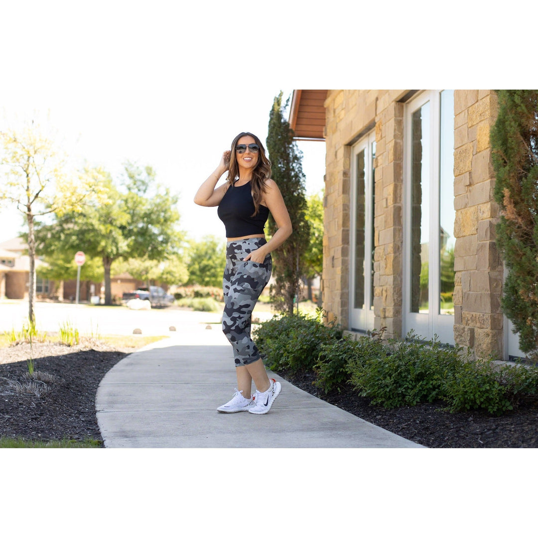 Ace Camo CAPRI Leggings -  - Luxe Leggings by Julia Rose®