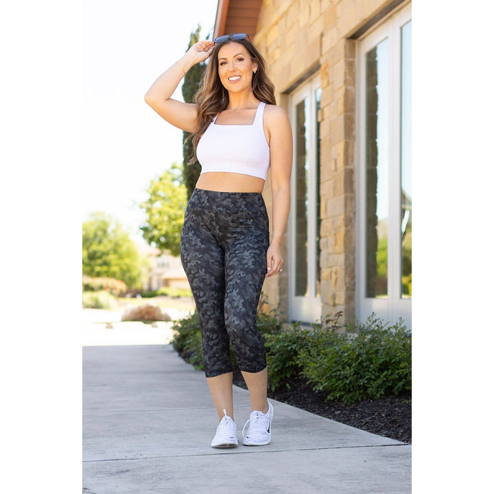 Army Camo CAPRI Leggings -  - Luxe Leggings by Julia Rose®