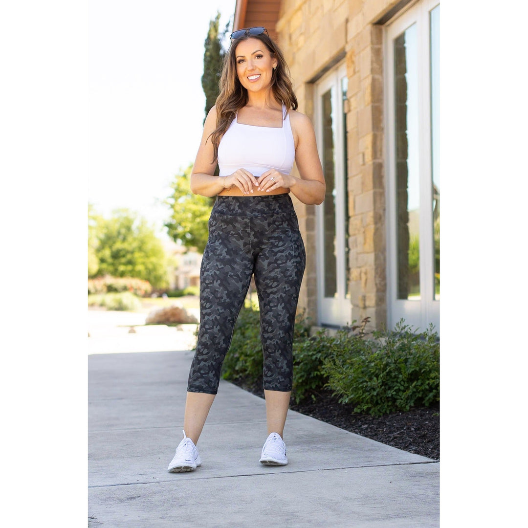 Army Camo CAPRI Leggings -  - Luxe Leggings by Julia Rose®