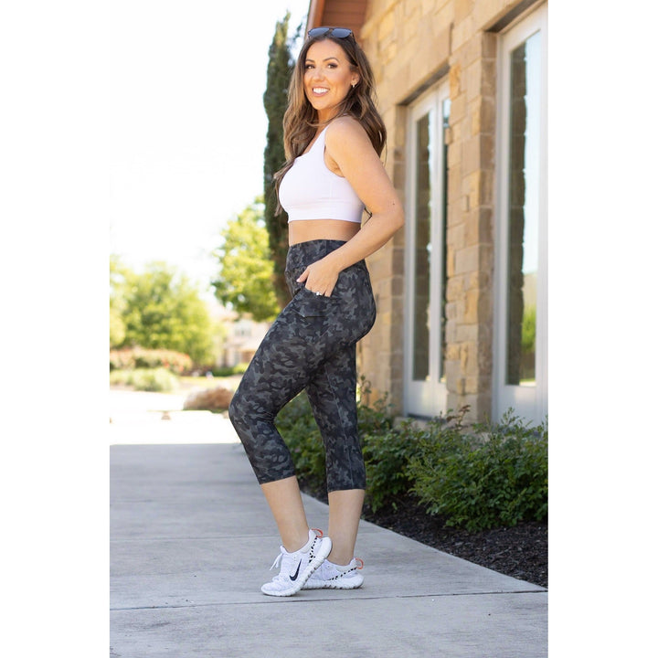 Army Camo CAPRI Leggings -  - Luxe Leggings by Julia Rose®