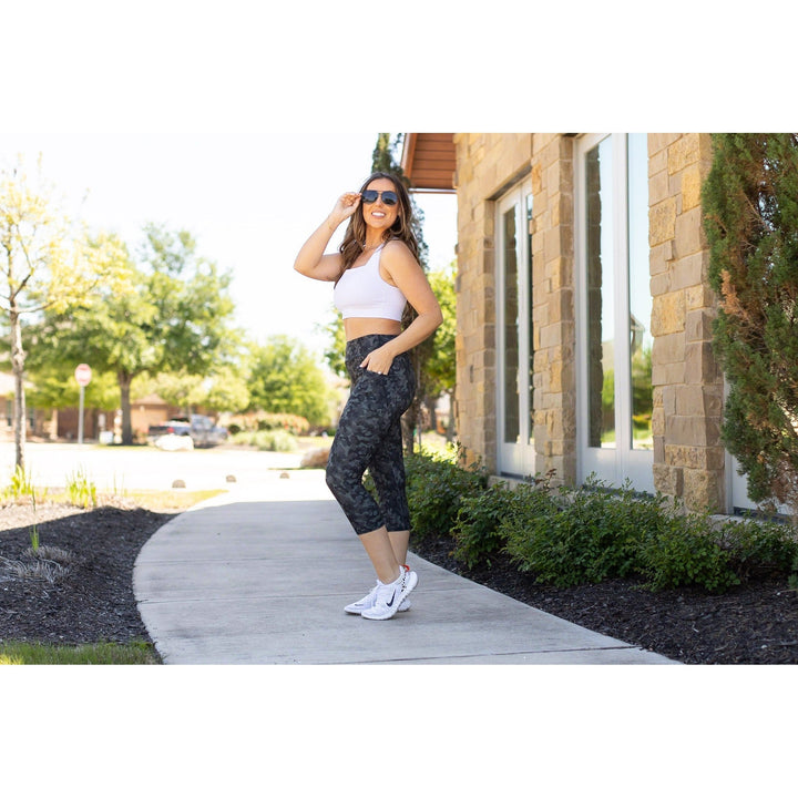 Army Camo CAPRI Leggings -  - Luxe Leggings by Julia Rose®