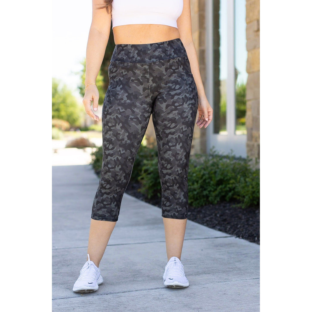 Army Camo CAPRI Leggings -  - Luxe Leggings by Julia Rose®