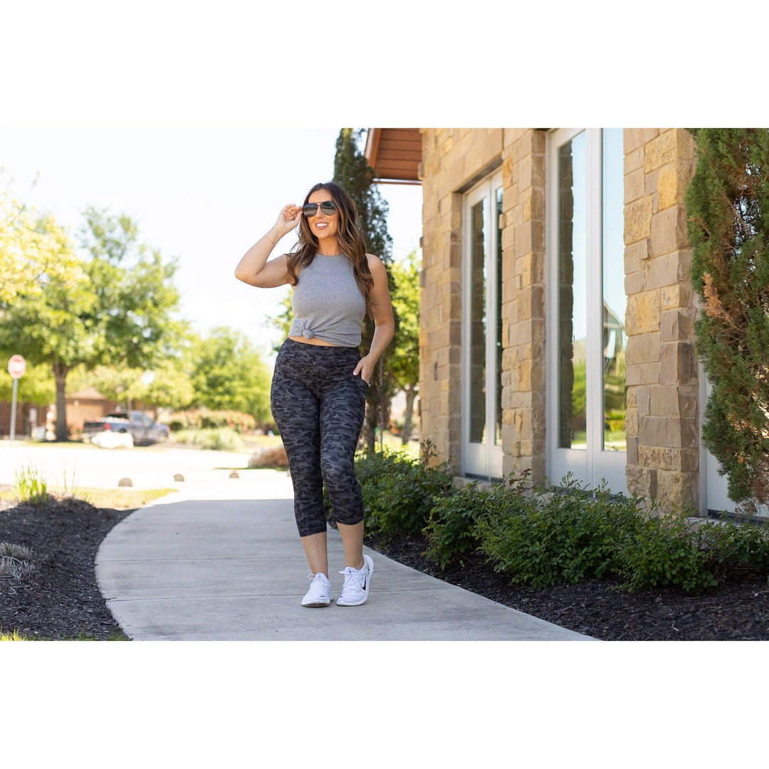 MAVERICK Camo CAPRI's  - Luxe Leggings by Julia Rose®