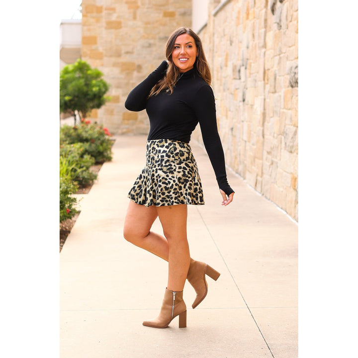 The Kylie Leopard Skort - by Julia Rose