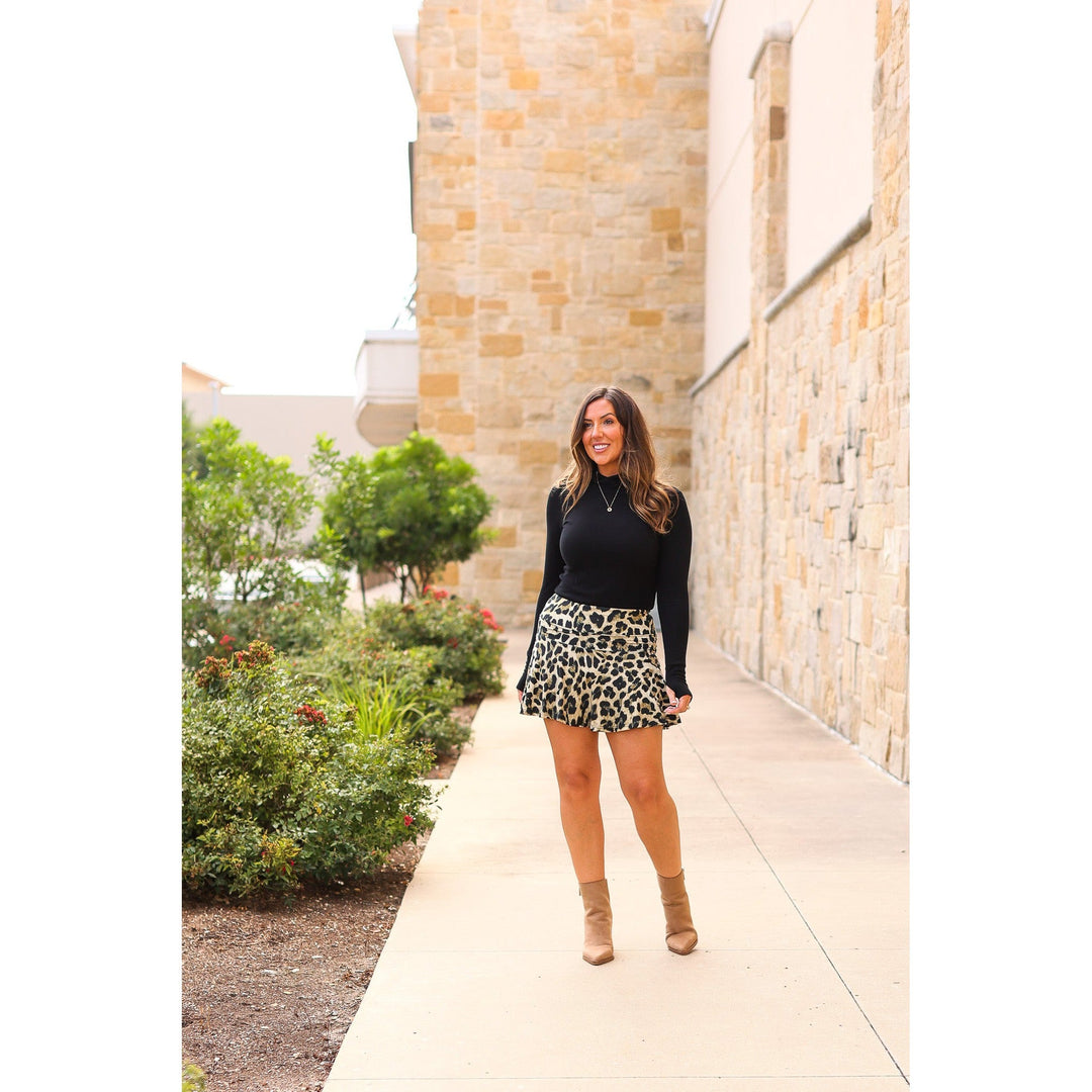 The Kylie Leopard Skort - by Julia Rose