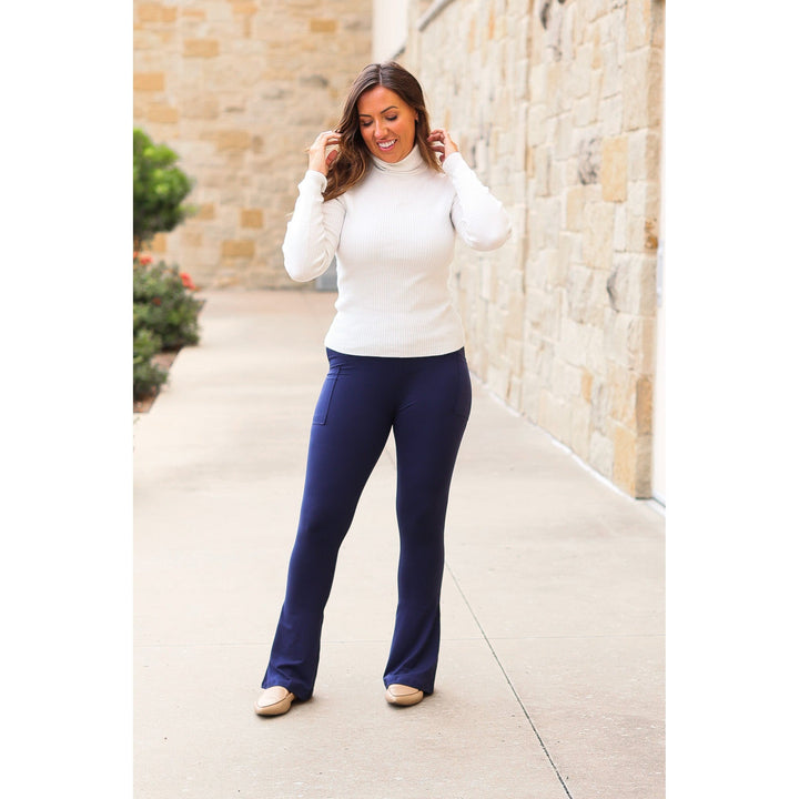 * OW Navy FLARE Leggings with Pocket