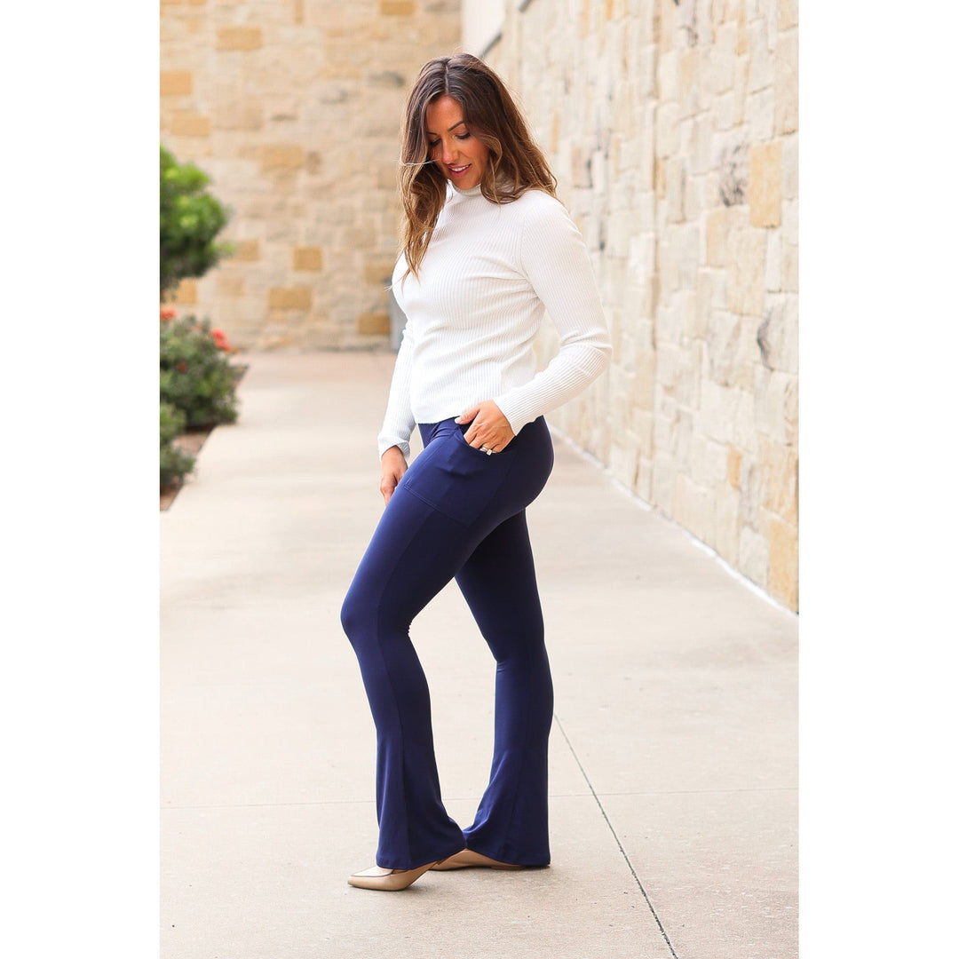 * OW Navy FLARE Leggings with Pocket