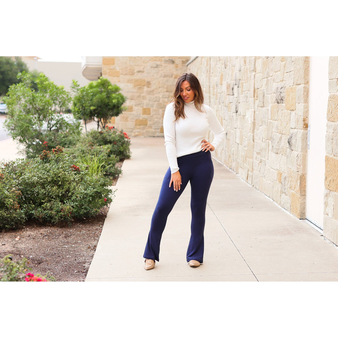 * OW Navy FLARE Leggings with Pocket