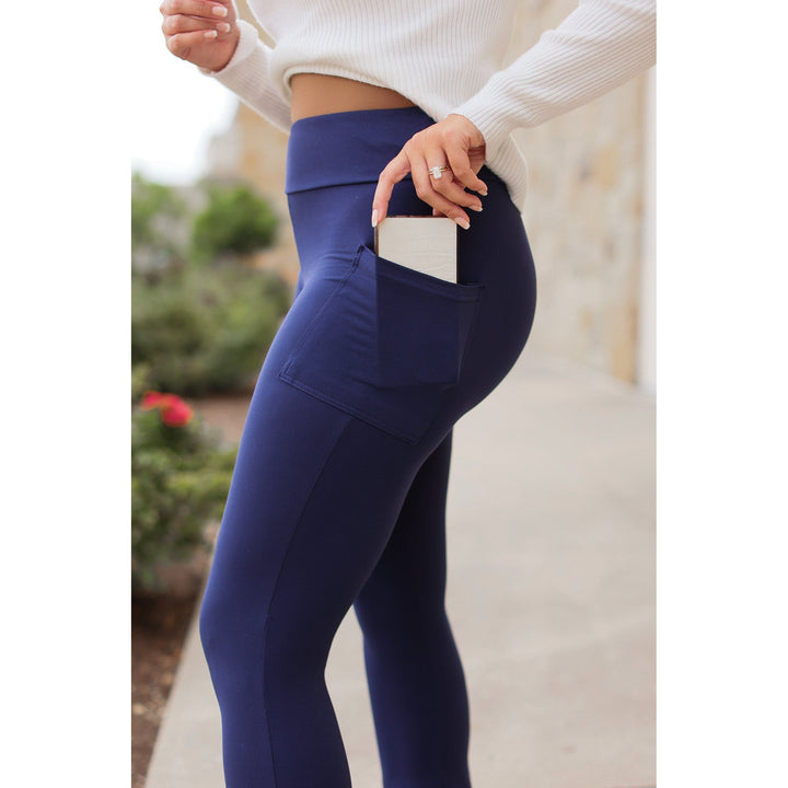 * OW Navy FLARE Leggings with Pocket