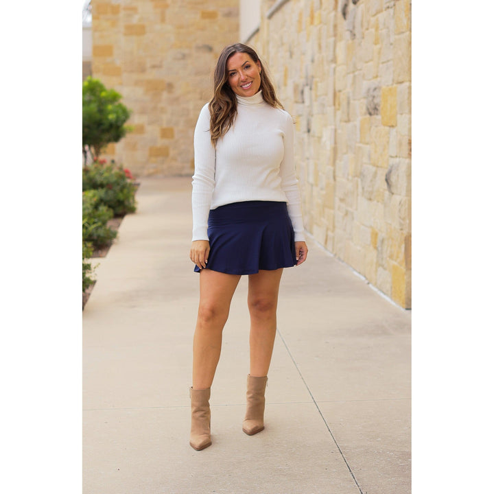 The Josie Navy Skort - by Julia Rose