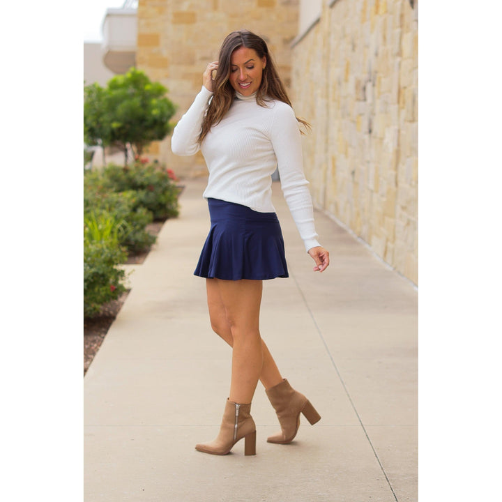 The Josie Navy Skort - by Julia Rose