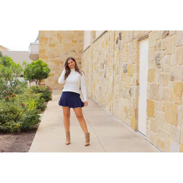 The Josie Navy Skort - by Julia Rose