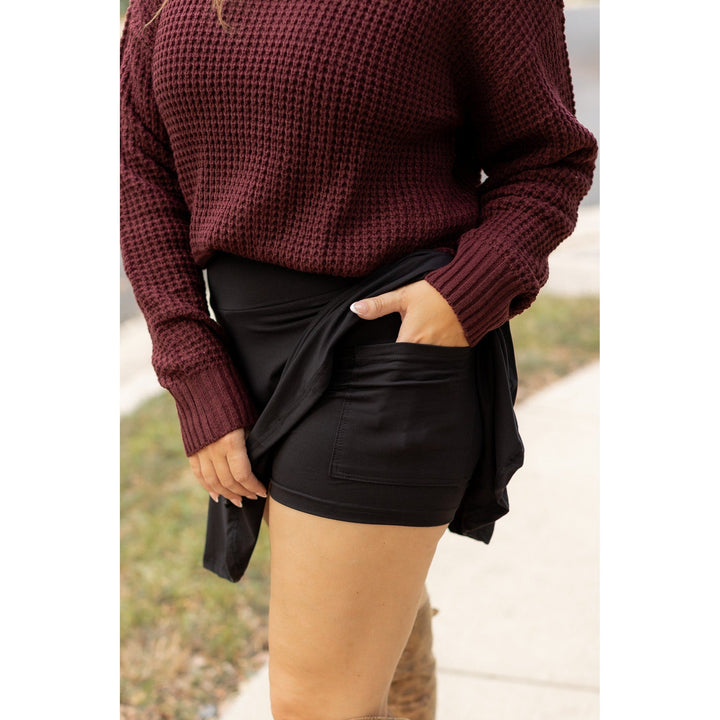 The Brielle Black Skort - by Julia Rose