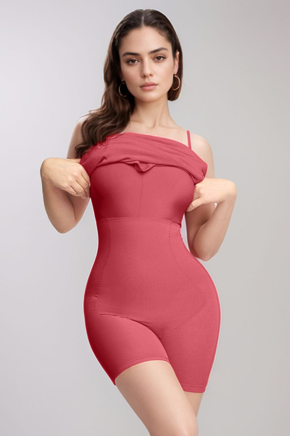 Sleeveless Maxi Dress Built-In Shapewear