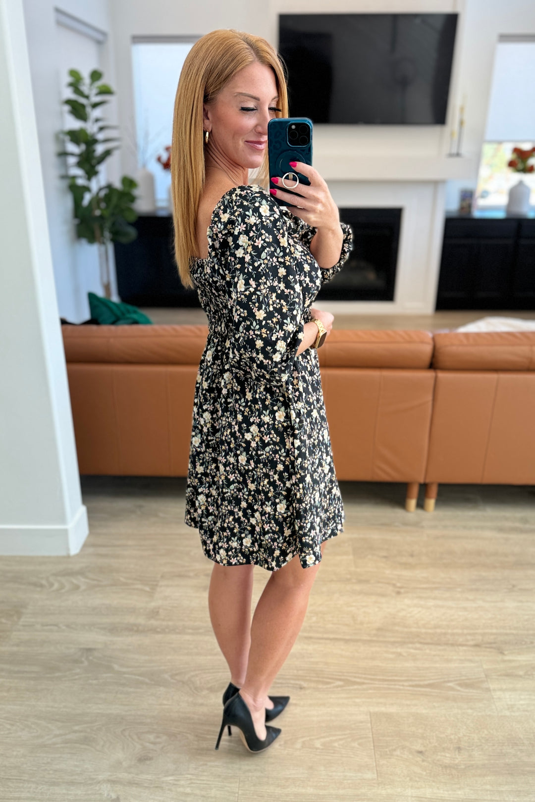 Back to the Start Floral Dress