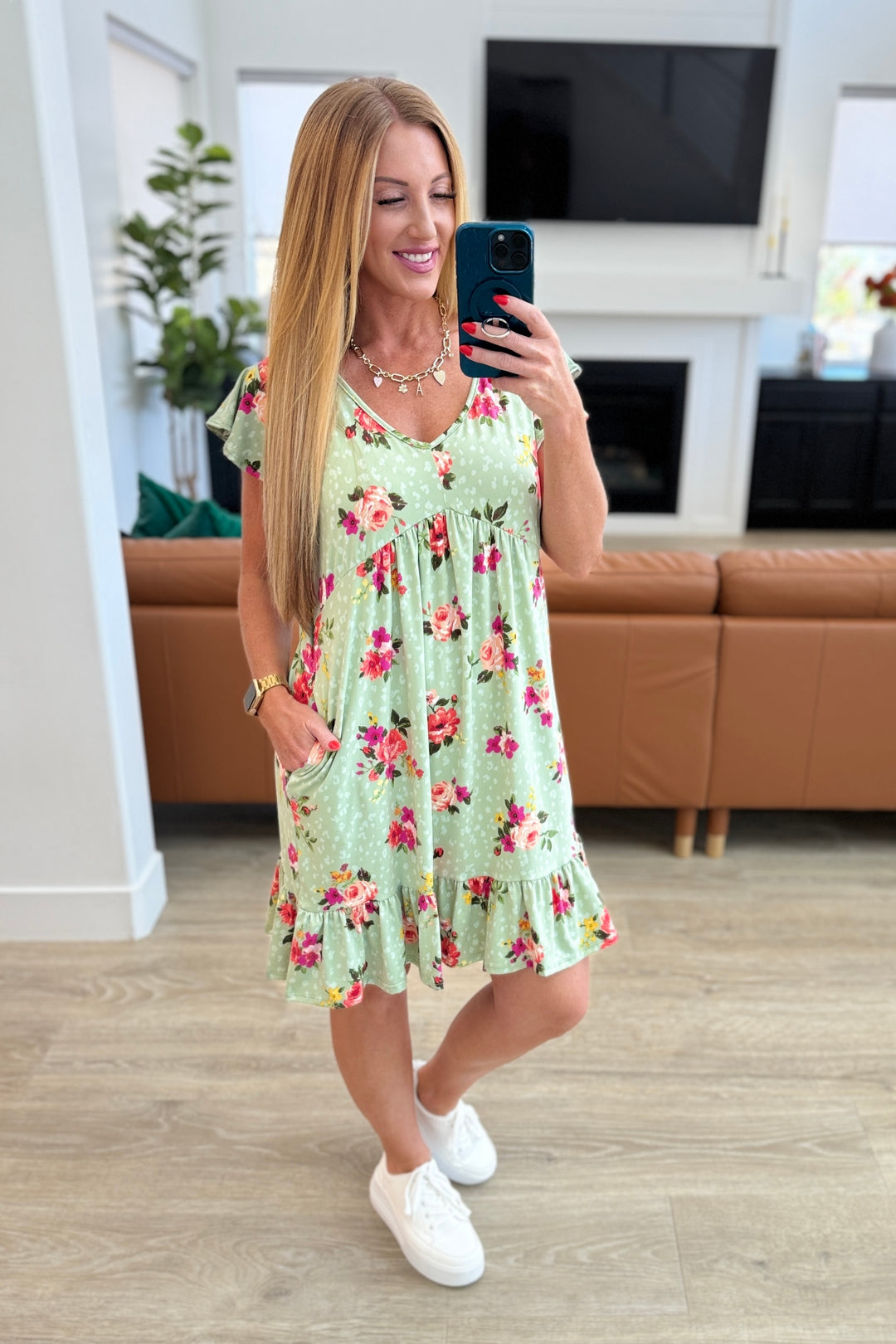 Can't Fight the Feeling Floral Dress