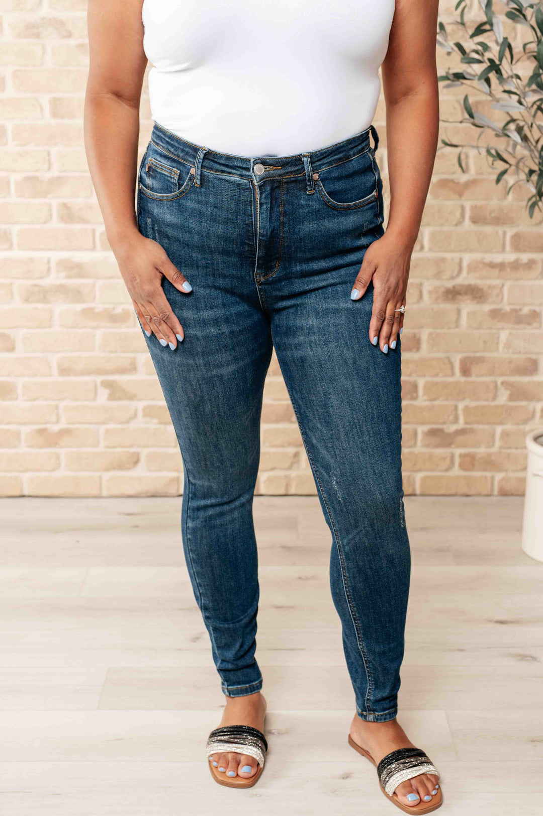 Cora High Rise *TUMMY CONTROL BUTT LIFT* Judy Blue Skinny Jeans