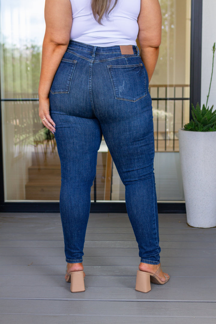 Cora High Rise *TUMMY CONTROL BUTT LIFT* Judy Blue Skinny Jeans