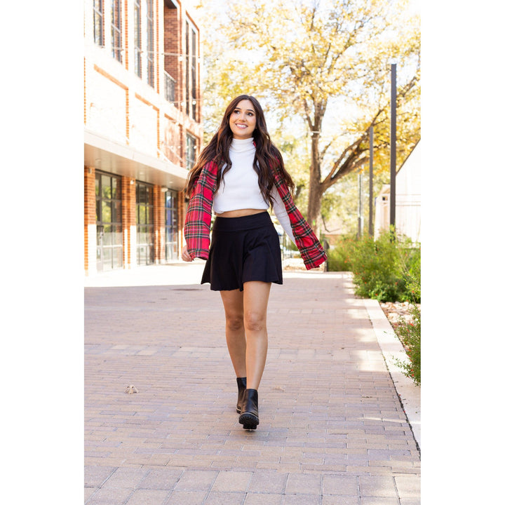 The Brielle Black Skort - by Julia Rose