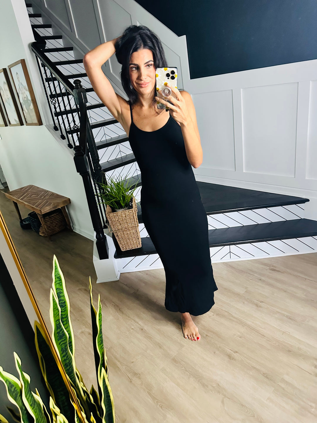 Sleeveless Maxi Dress Built-In Shapewear