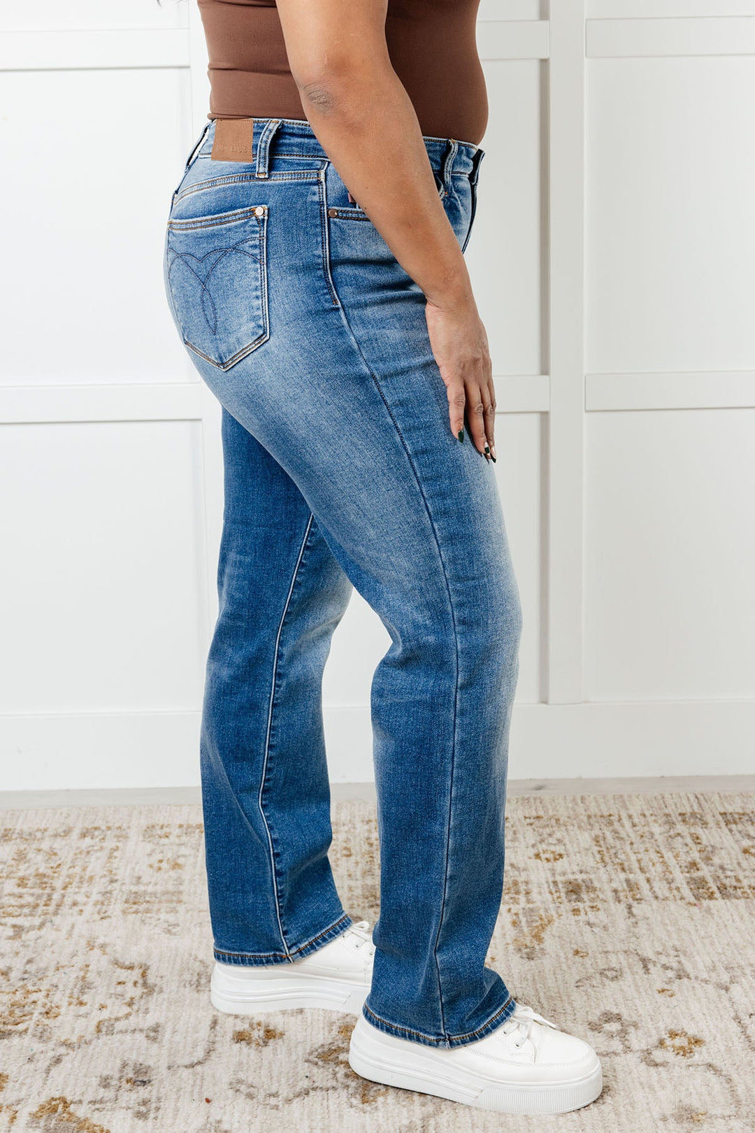 Nivea Vintage Wash Thermal Straight Jeans- Judy Blue