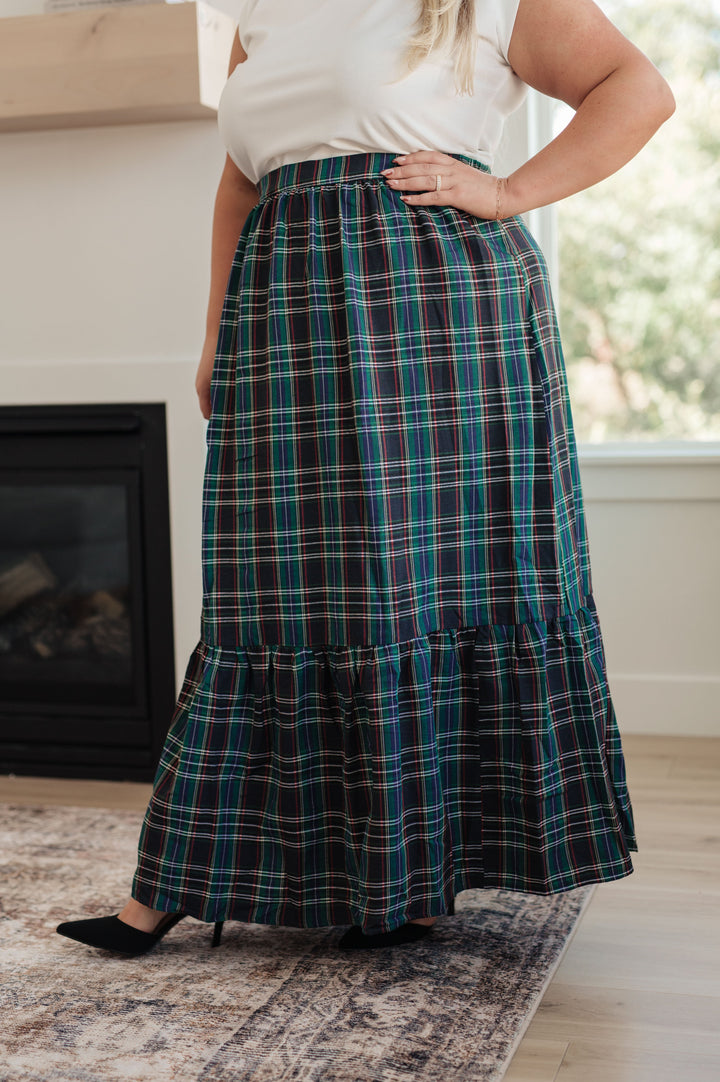 Plaid Perfection Maxi Skirt