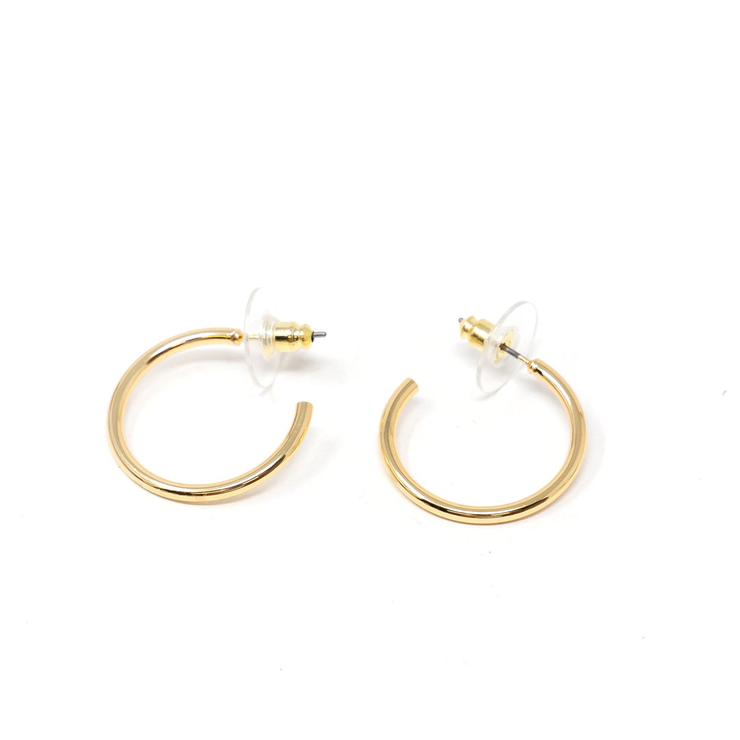 Super Hoops - Wholesale Joyce 1 inch Hoops Gold 