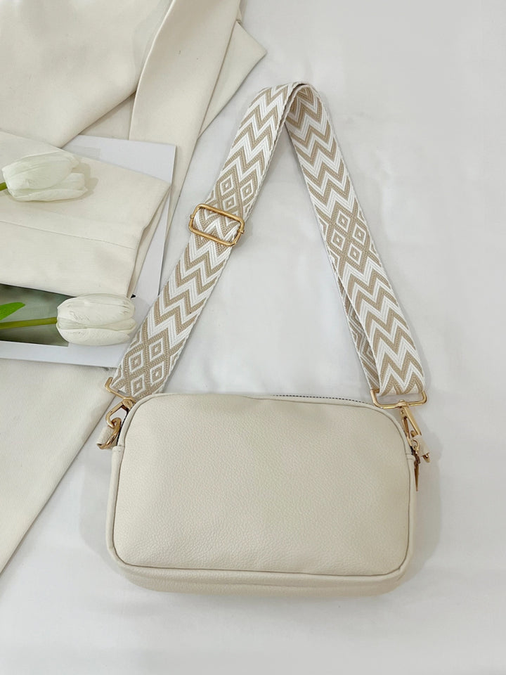 PU Leather Single Strap Crossbody Bag