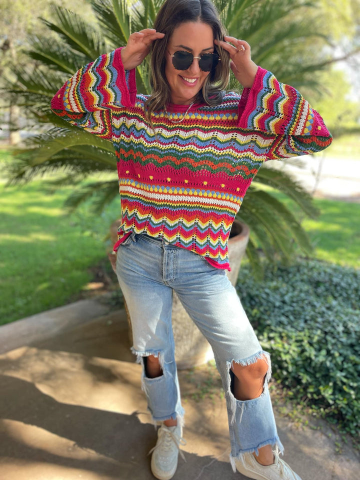 Abilene Crochet Sweater