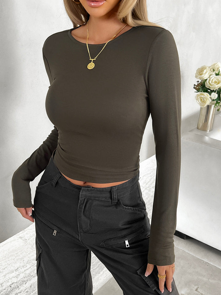 The KK Round Neck Long Sleeve T-Shirt *6 Colors*